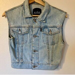 Denim Sleeveless Vest